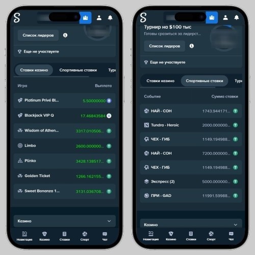 Победы пользователей