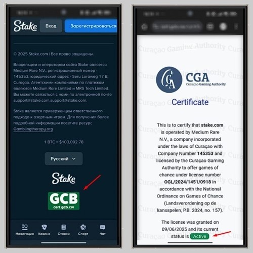 Лицензия казино